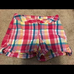 Plaid multicolored shorts